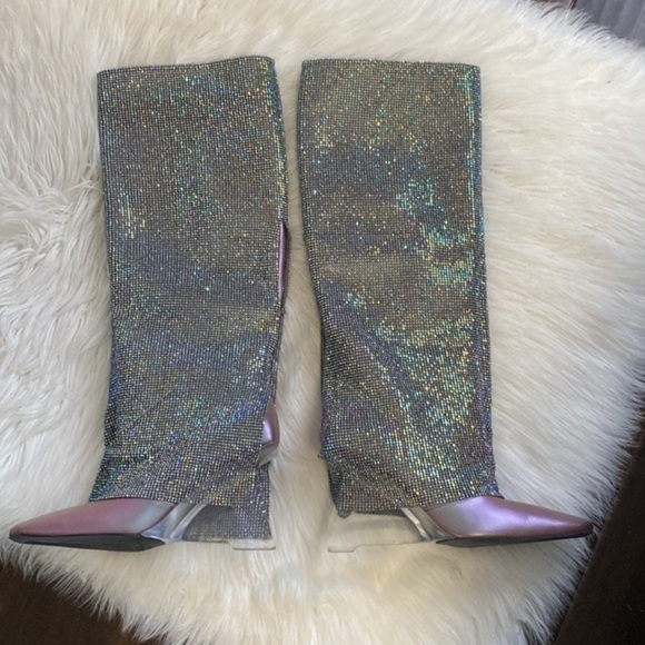 Benedetta Bruzziches Christine Crystal Mesh wedge boot‎ size 38EU - Picture 5 of 16